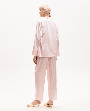 Dore & Rose Pink silk pajamas SILKPJSET