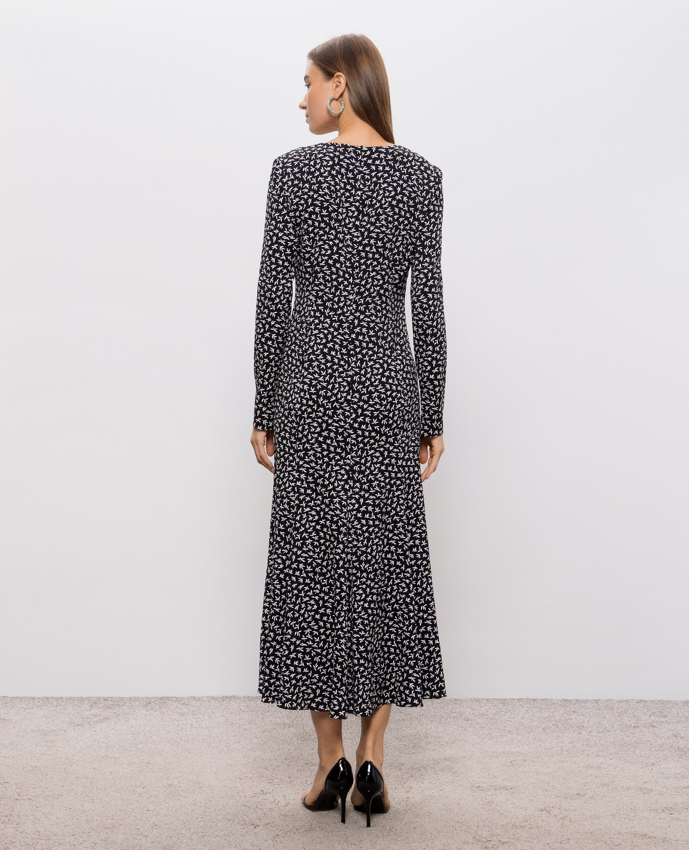 Black midi dress Dolce&Gabbana 3