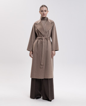 Max Mara CARISMA beige wool and cashmere coat SMMCARISMA