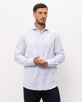 Brunello Cucinelli Blue shirt MBUC40627