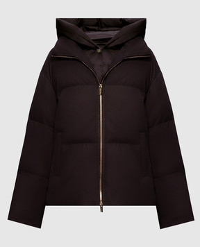 Be Florence Dark brown down jacket EM2656B