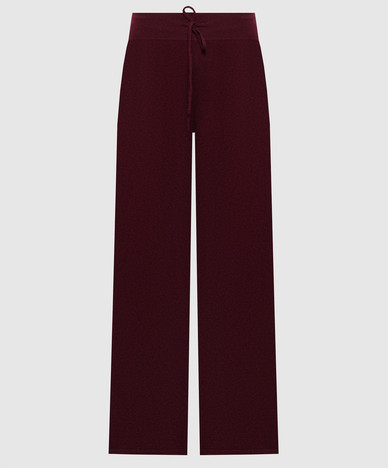 Burgundy Sofi cashmere pants