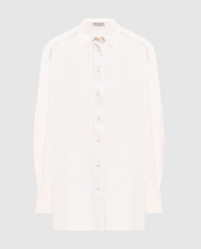 Brunello Cucinelli Ivory silk blouse MP993M1A06