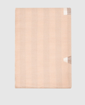 Twinset Beige striped scarf 262TO5170