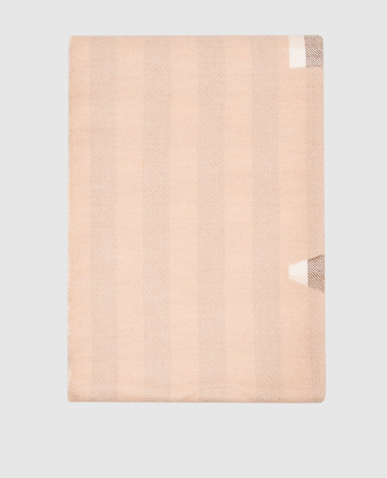 Beige striped scarf Twinset