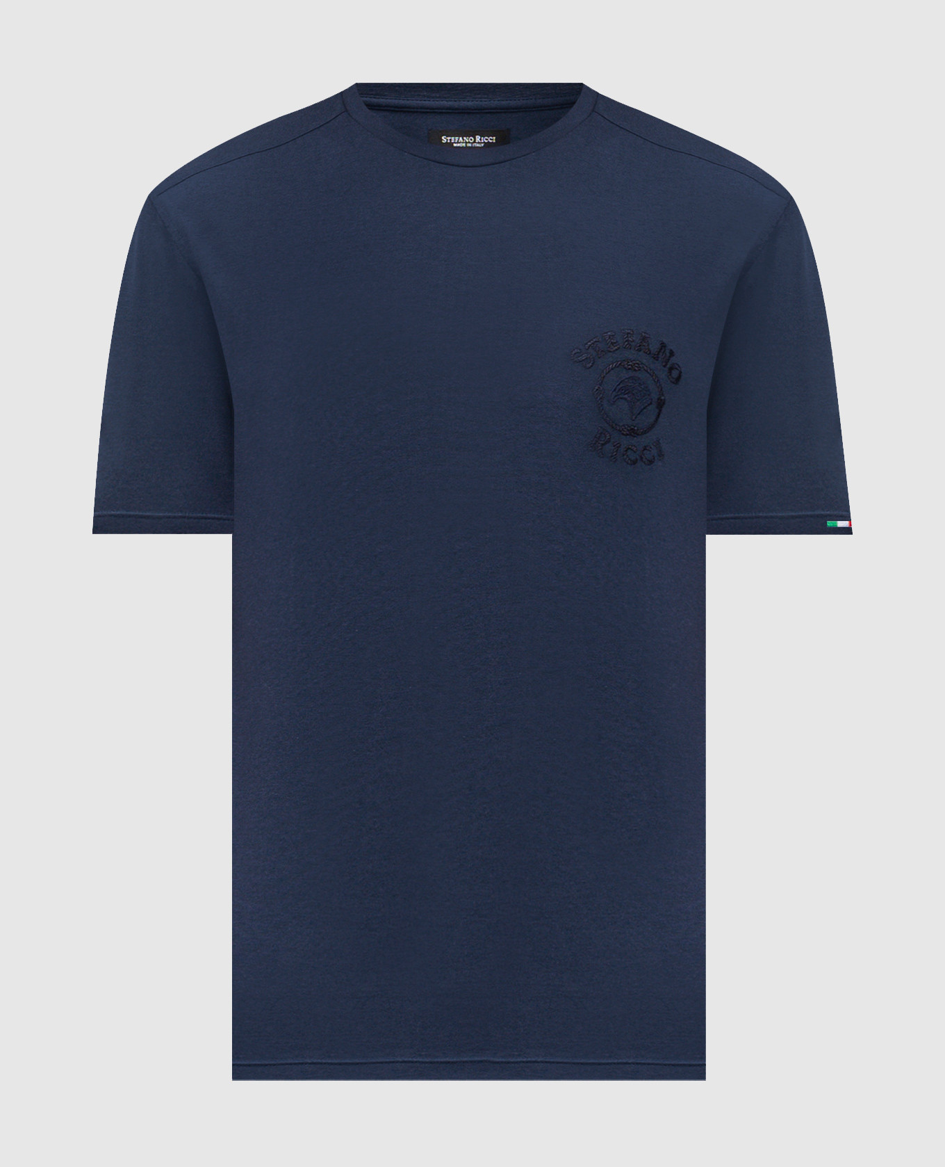 Blue T-shirt with logo