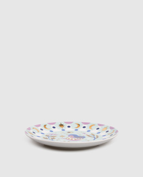 Bitossi Home Virgo Blue Porcelain Snack Plate AST00006