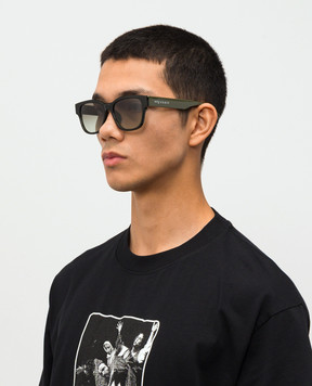 Alexander McQueen Green sunglasses with logo 852617J0749