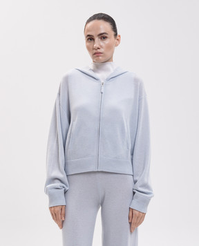 Allude Blue wool and cashmere sports jacket 26517700