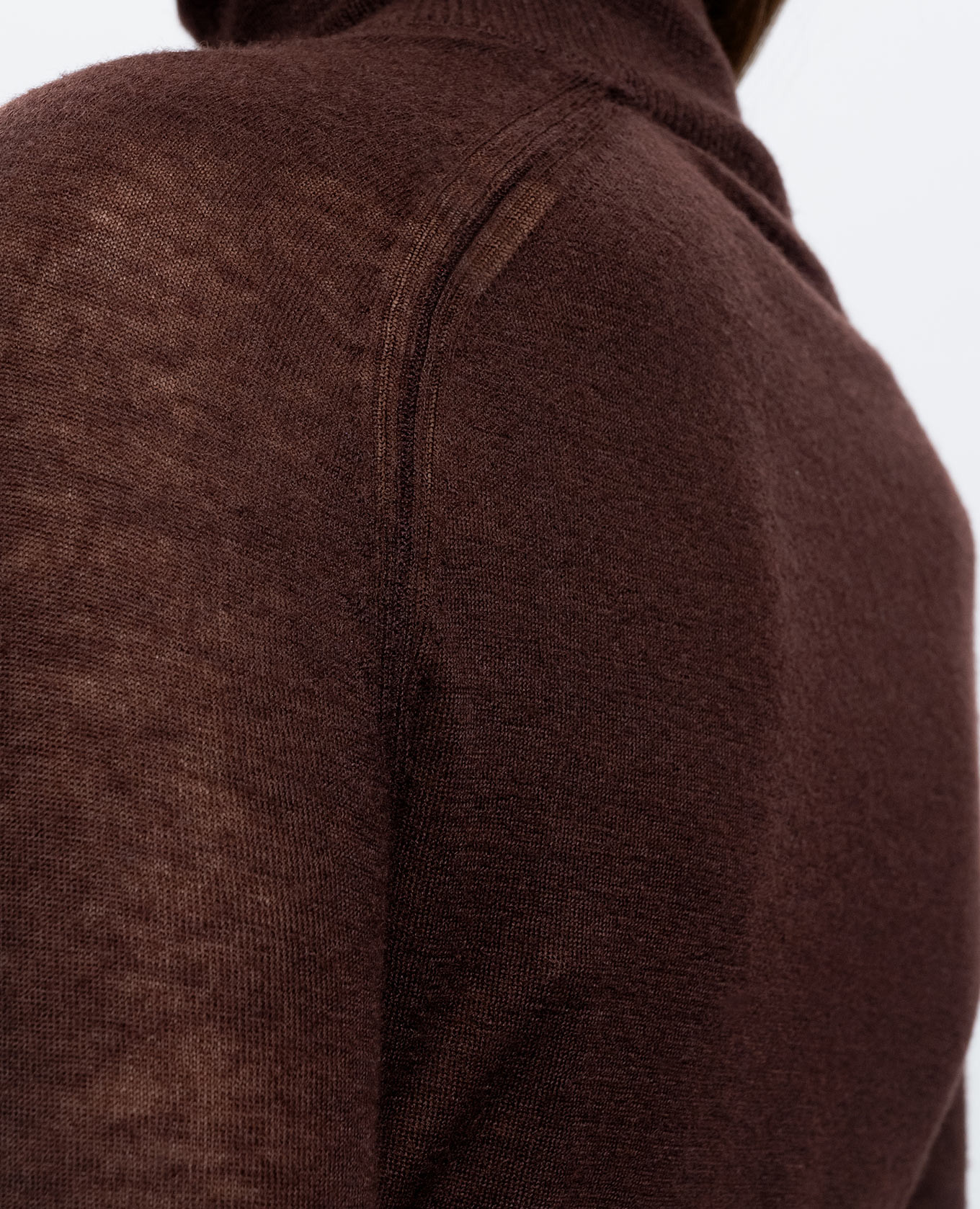Yara brown cashmere turtleneck JOSEPH 5