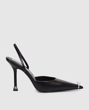 Alexander Wang Black leather slingbacks AKILITA 30326P006