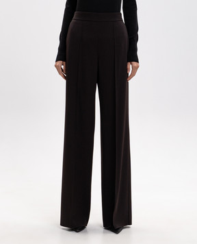 Agnona Brown wool pants T71203YUW022