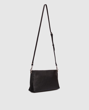 Gianni Chiarini Black Leather Fanny Crossbody Bag BS12734COMMGRN