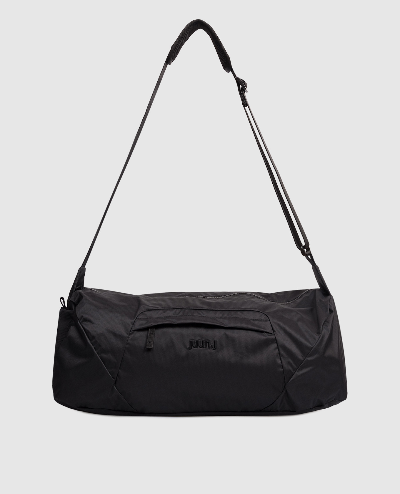 

Black sports bag with logo embroidery Juun.j