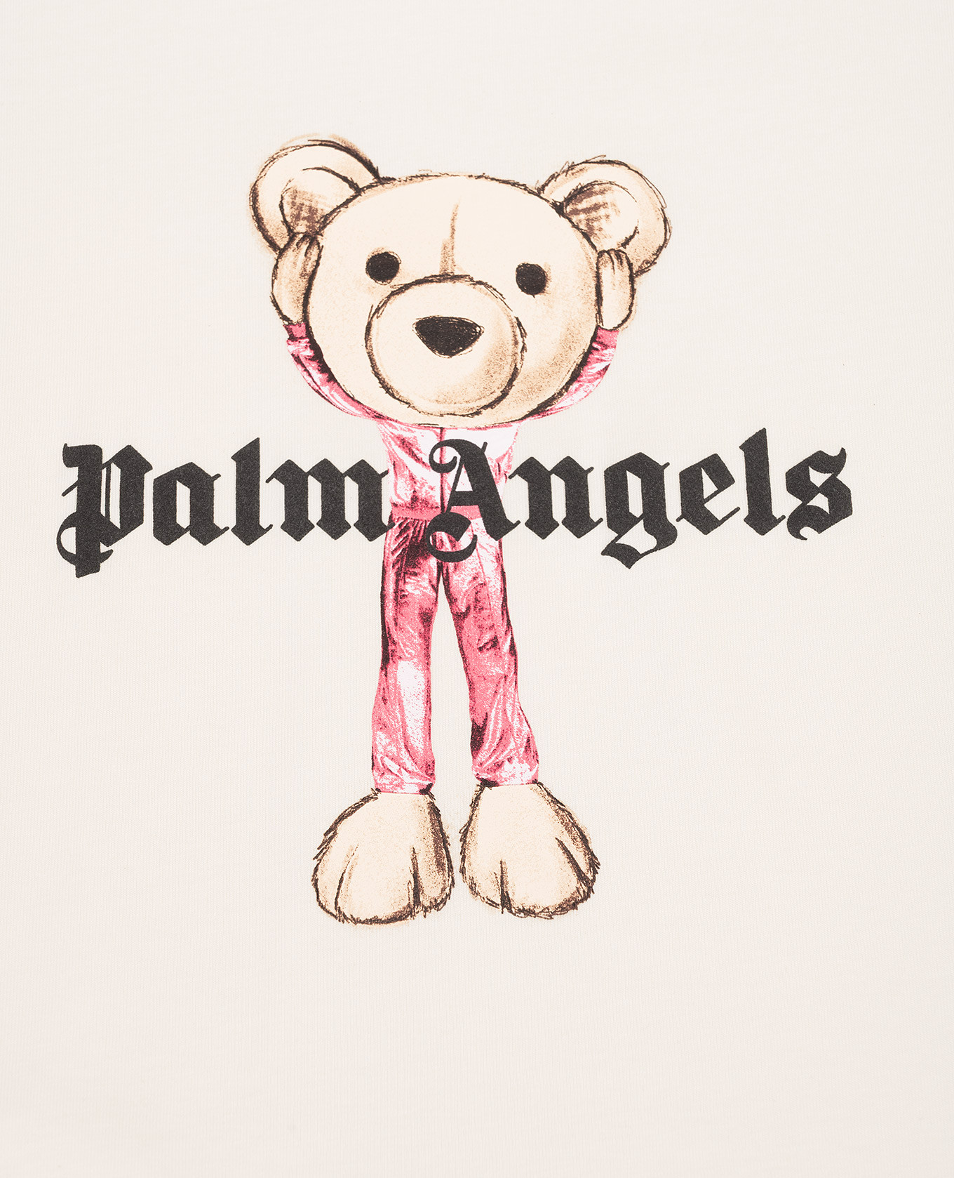

Children's beige T-shirt with print Palm Angels