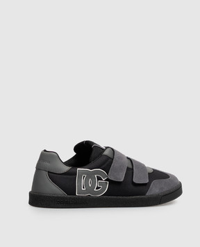 Dolce&Gabbana Children's black combination sneakers DG Original DA5254A42783940