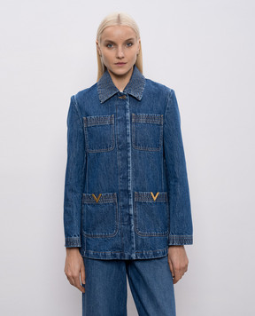 Valentino Blue denim jacket 8B3DC6F09Y8