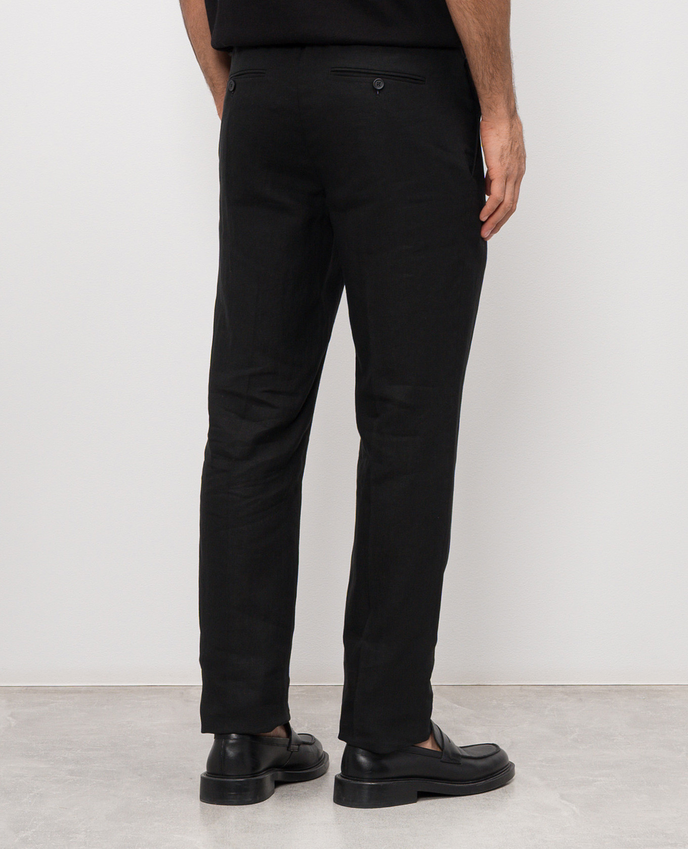 

Black linen pants Stefano Ricci