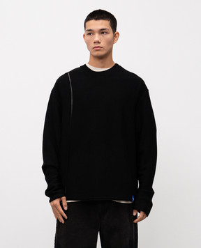 A Cold Wall Silverlink black wool sweater ACWMK206