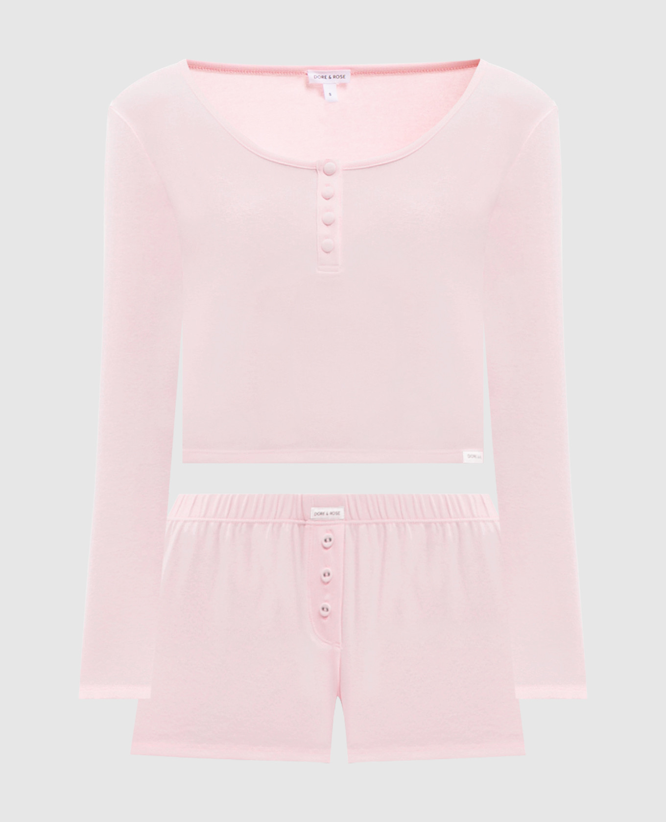 Pink Henley Pajamas