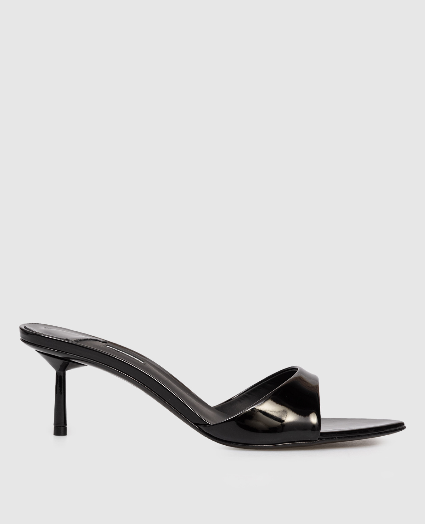 

BELLA black patent mules Le Silla