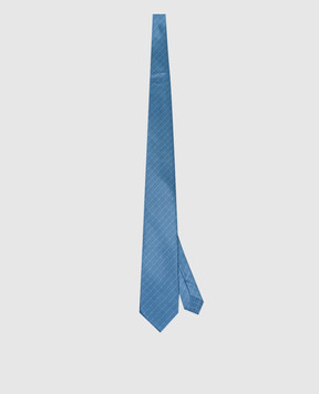Stefano Ricci Luxury silk tie with geometric pattern CX57028