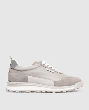 Thom Browne Grey combination sneakers with logo MFD271B05584