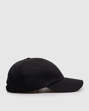 Premiata Black cap with embroidered emblem BALL12