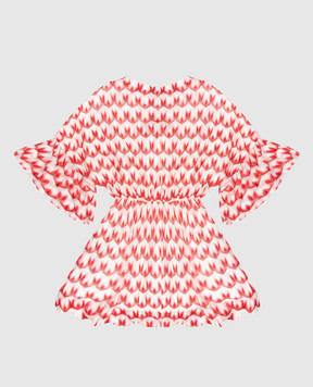 Missoni Children's pink dress with a pattern MY1B81Q0116810