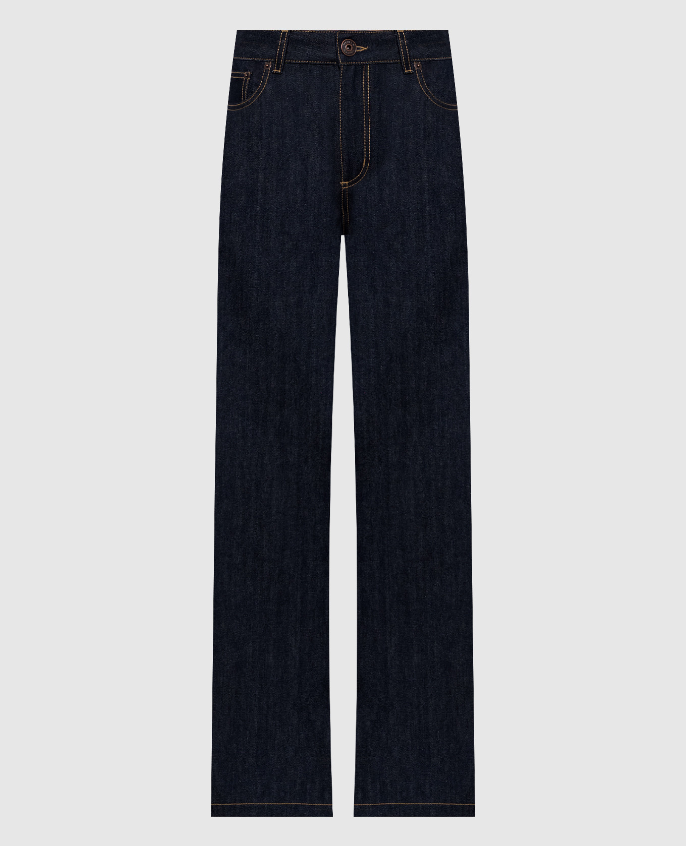 

Blue jeans with logo patch Alexander McQueen