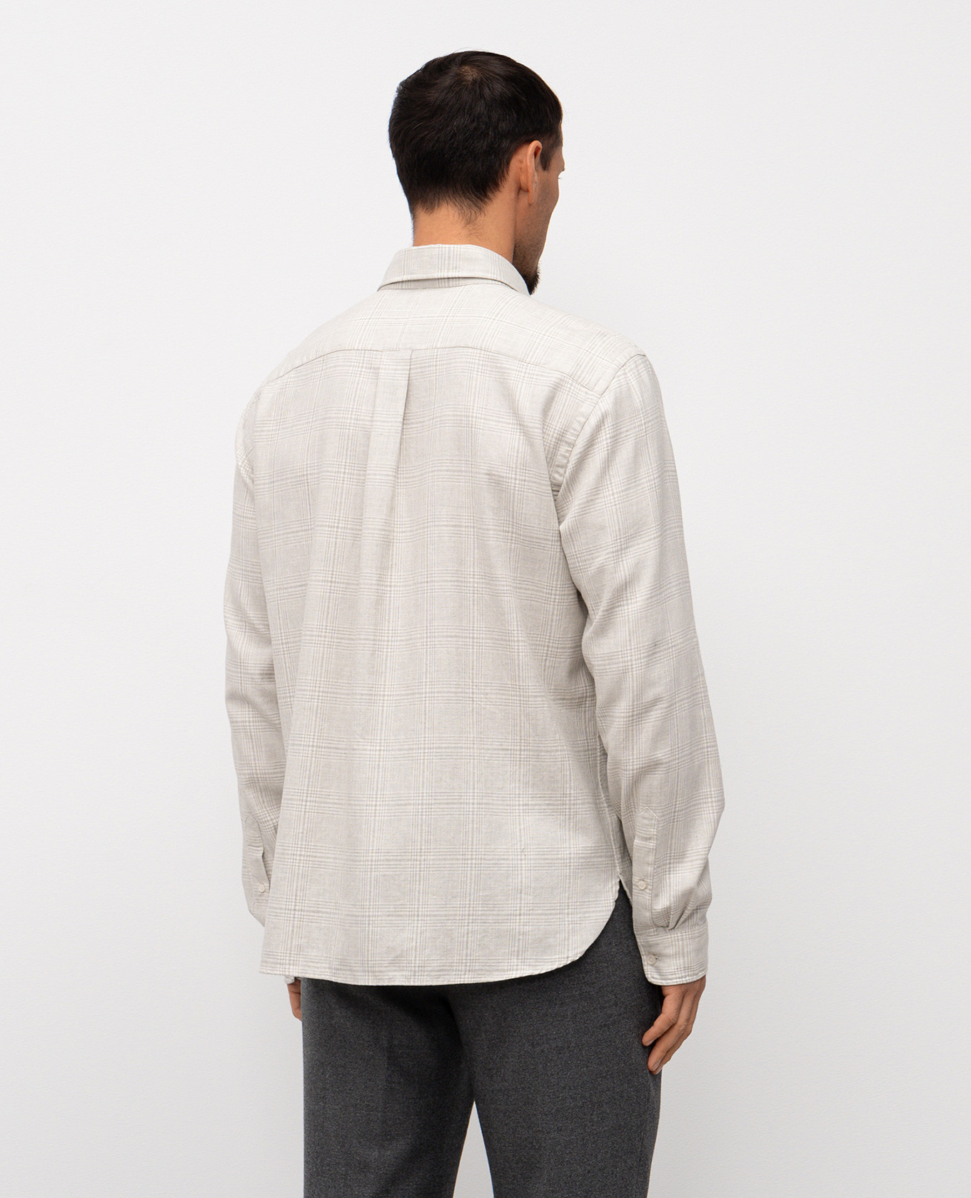 

Gray checkered shirt Cashmere&Whiskey, Grey