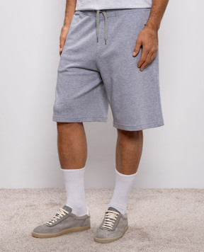 Brunello Cucinelli Grey melange shorts MW8633242G