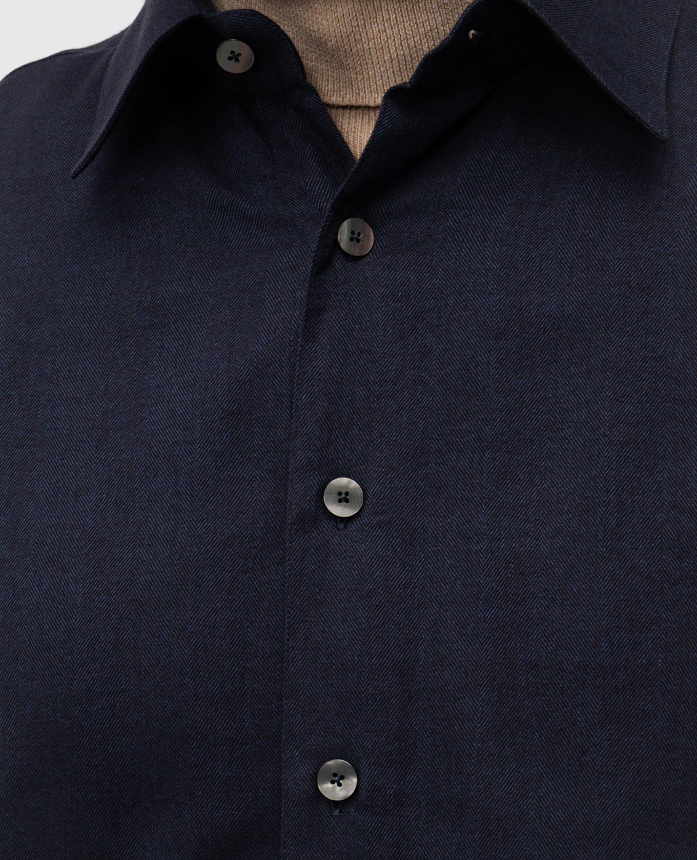 

Blue shirt with woven pattern Cashmere&Whiskey