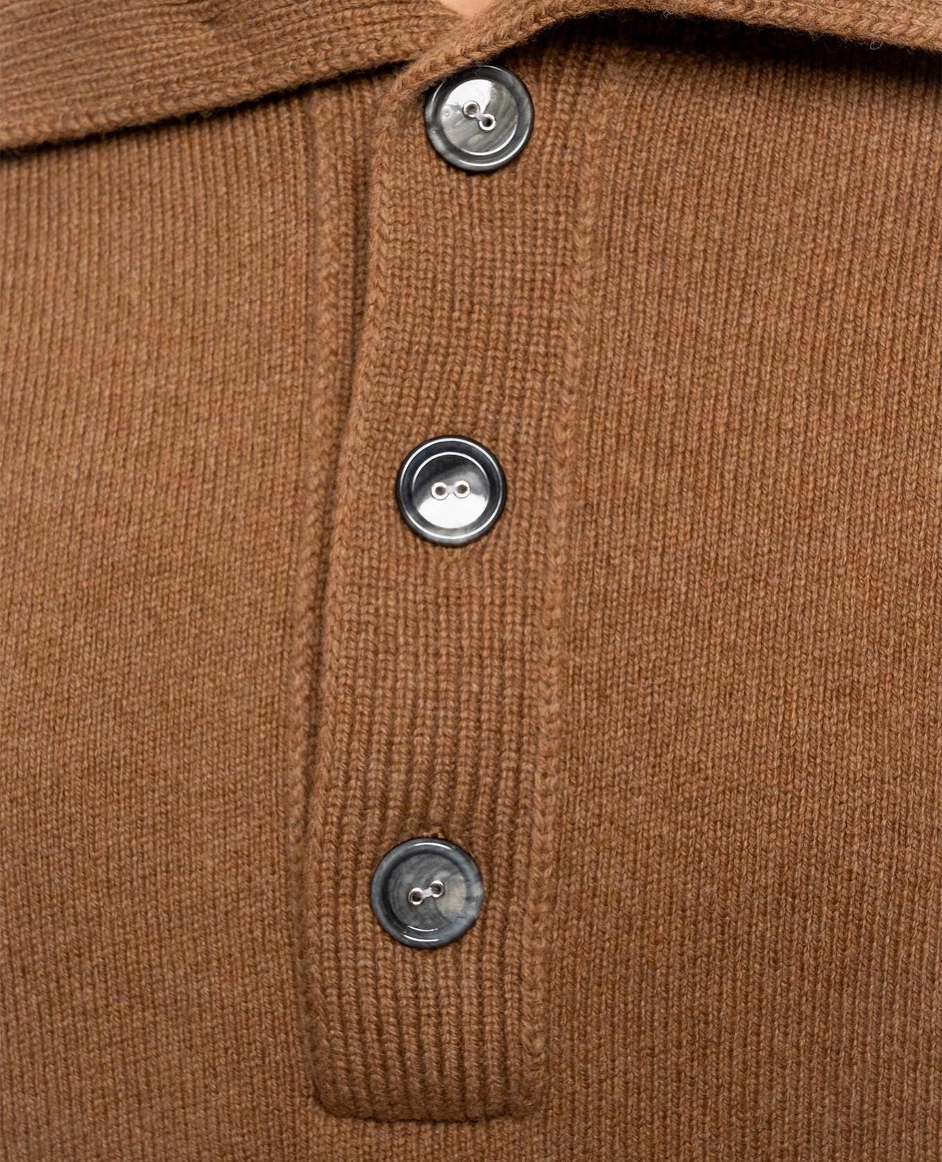 Brown merino wool sweater Ami Paris 4