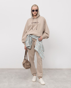 Off-White Beige joggers 44MCH057S26F001