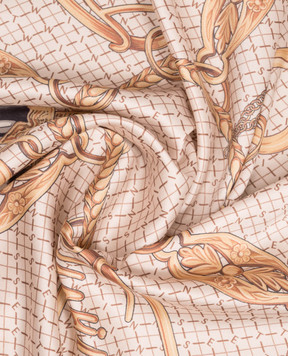Twinset Beige printed scarf 262TO5550