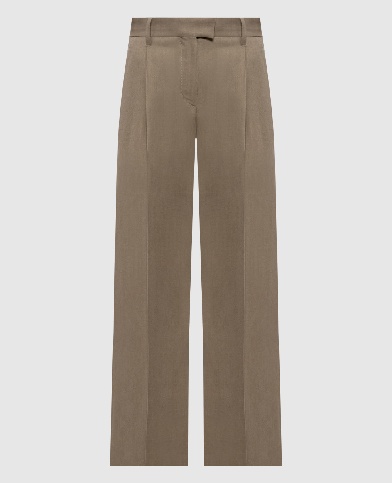 

Beige linen pants Brunello Cucinelli, Brown