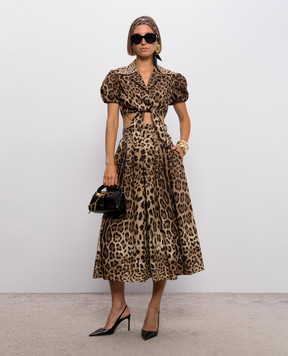 Dolce&Gabbana Leopard print top F5T66THS5E3