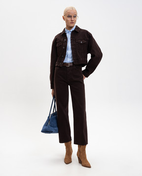 AGOLDE Burgundy Ren jeans A9191E1183