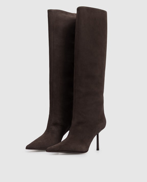 Le Silla Brown suede boots BELLA 4236C080BMPPVEP