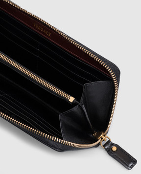 Versace Black leather wallet Severe 10241881A18568