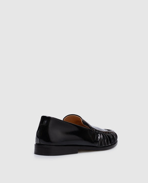 Marsell Black leather glossy loafers Mocassino MW8207P041