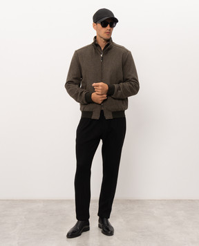 Stefano Ricci Black cashmere pants MDT63000105428
