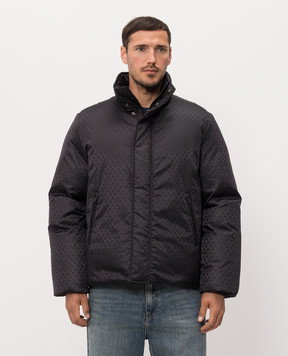 Alexander McQueen Black patterned down jacket 843522QRACA