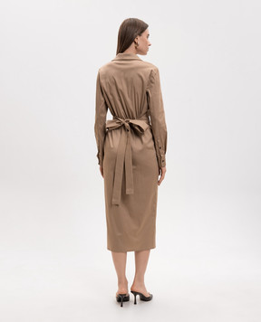 Max Mara Brown dress with a smell MXMBETA MXMBETA
