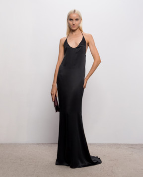 Tom Ford Black silk dress with an open back AB3711FAX1720