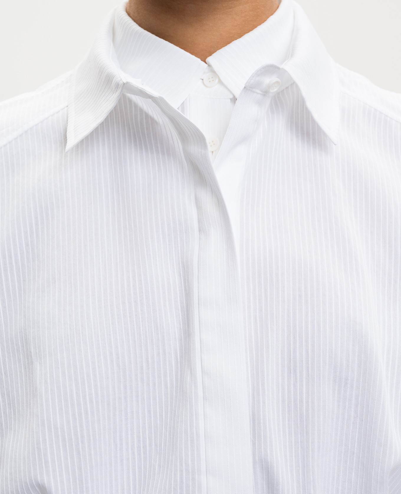 White shirt with double construction Juun.j 5