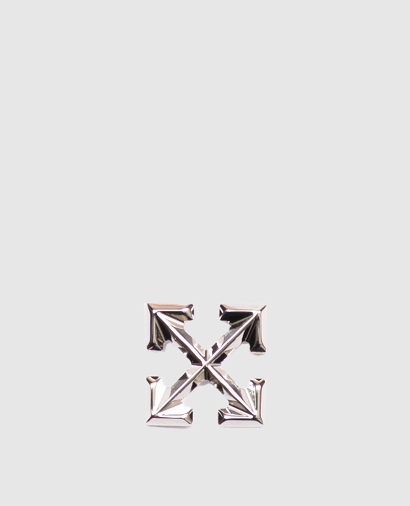 

Silver mono earring in the shape of the Arrow emblem Off-White