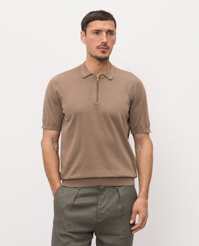 Cashmere&Whiskey Brown polo MB004Z