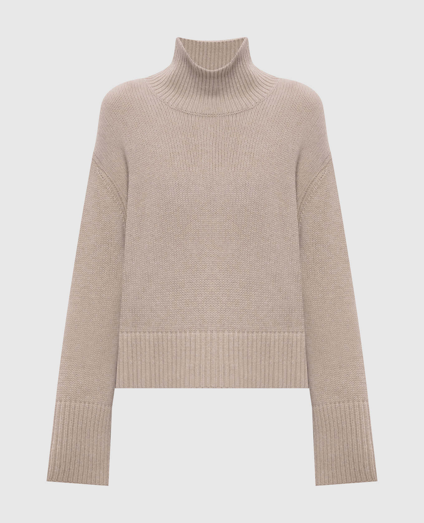 

Beige Fleur cashmere sweater LISA YANG